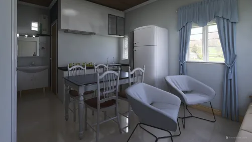 vivienda de madera generico interior