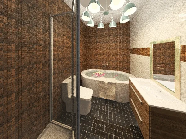 Master's Bathroom 3d design renderings