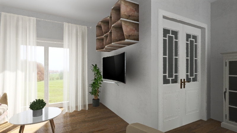 Living+kitchen 03 (isola e tavolo affiancati) 3d design renderings