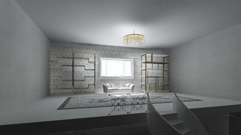 marble stairs 3d design renderings