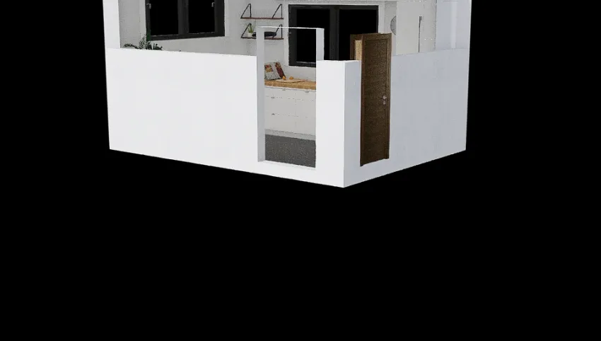 Kitchen Layout 1 3d design picture 12.48