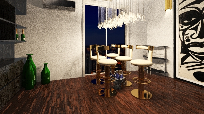 house bar 3d design renderings