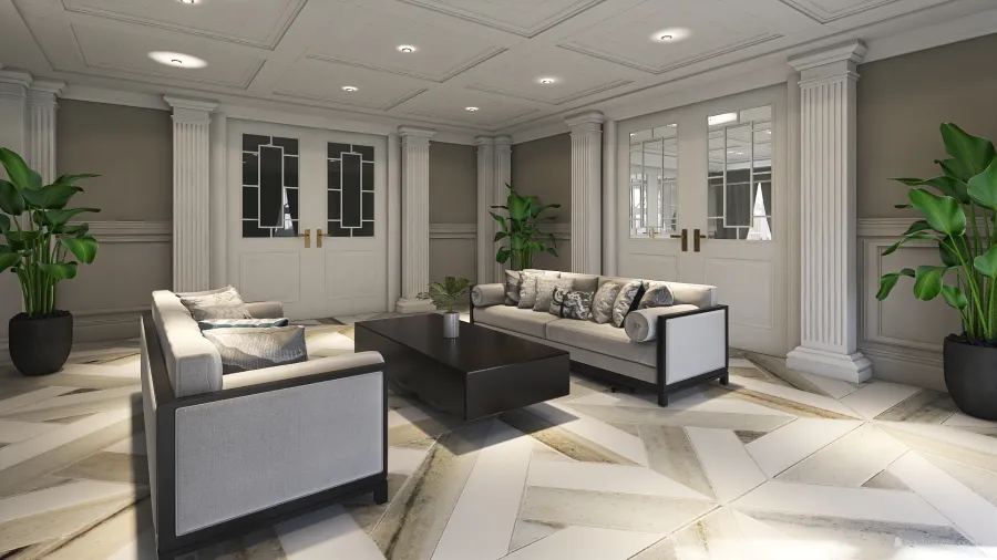 Living Room5 3d design renderings