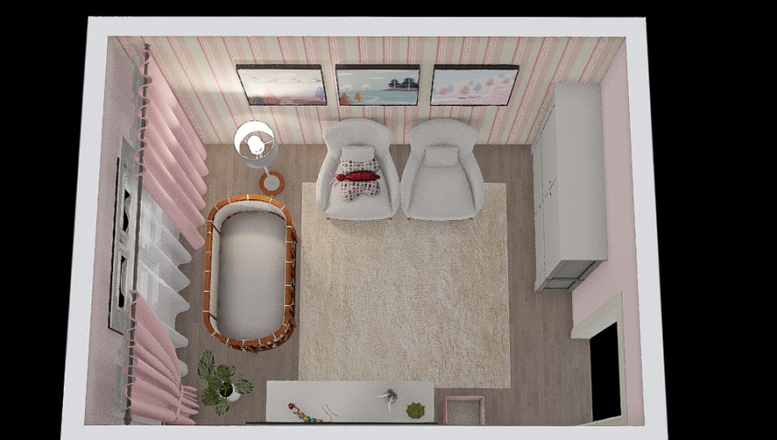 Dormitório Infantil  3d design picture 12
