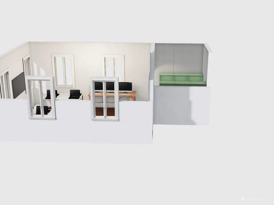 Sala de Tecnologia 3d design renderings