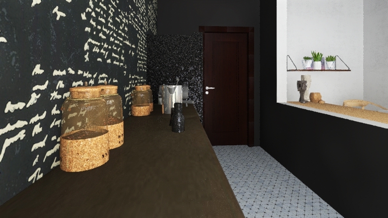 mini cafe 3d design renderings