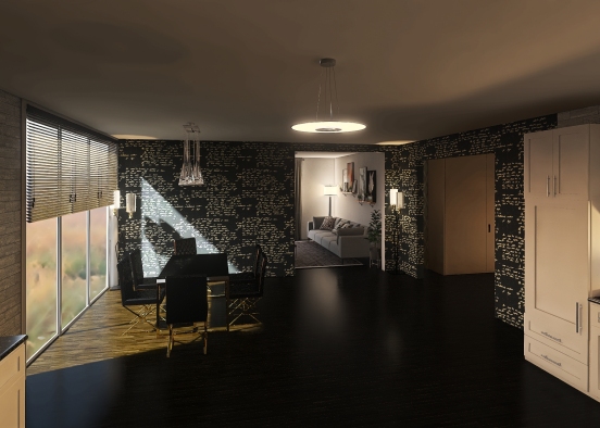 1bedroom apartment Design Rendering