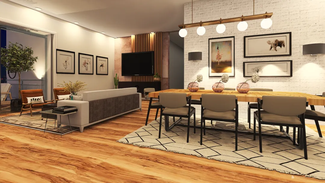 TLV Apartment 3d design renderings