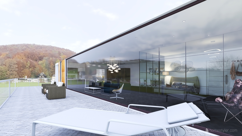 Wilderness House 3d design renderings