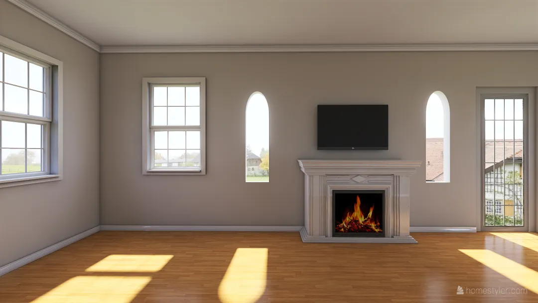 Carolee Living Room 3d design renderings