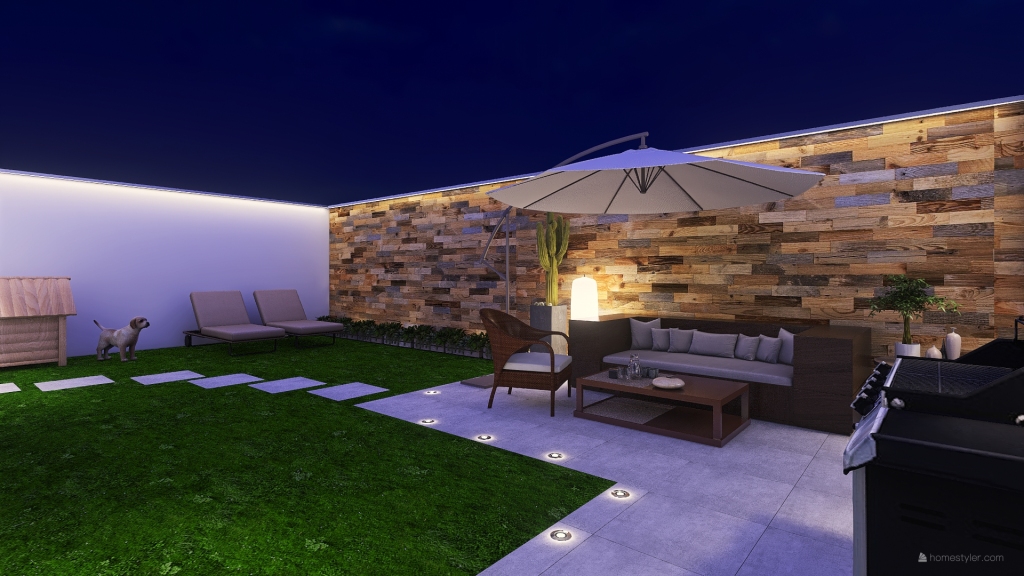 Casa de pueblo 3d design renderings