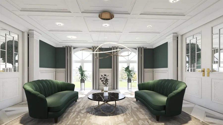 Living Room7 3d design renderings