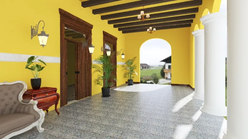 Hacienda, Prueba A 3d design renderings
