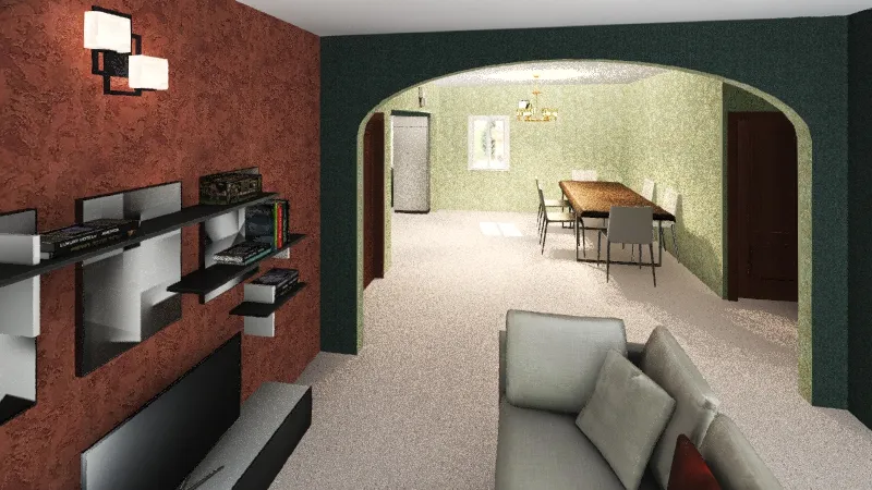 House2- GF 3d design renderings