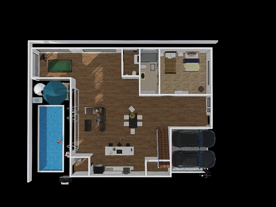 Diseño Casa Carmen de Apicala 3d design renderings