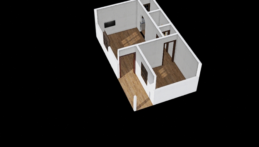 Kathama 1 Bedroom 3d design picture 36.55
