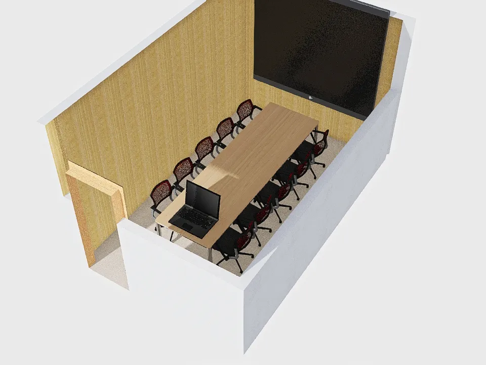 1F辦公室-01 3d design renderings