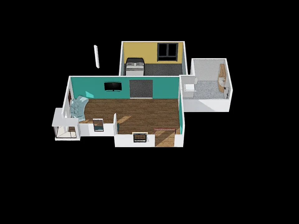 lucca's room 3d design renderings