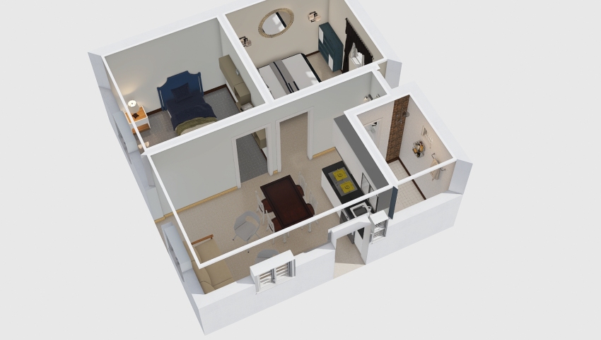 vivienda de madera generico interior 3d design picture 39.55