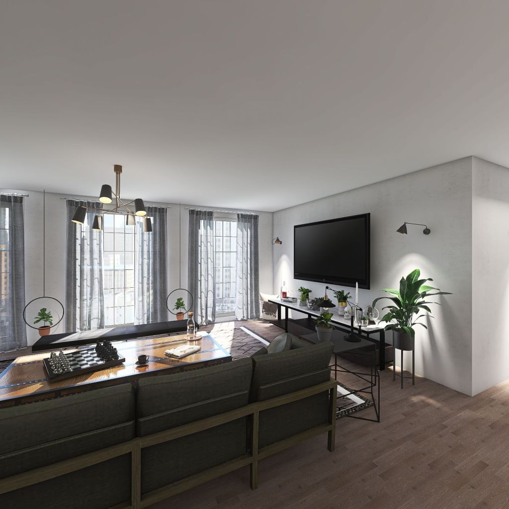 The Apartment 3d design renderings