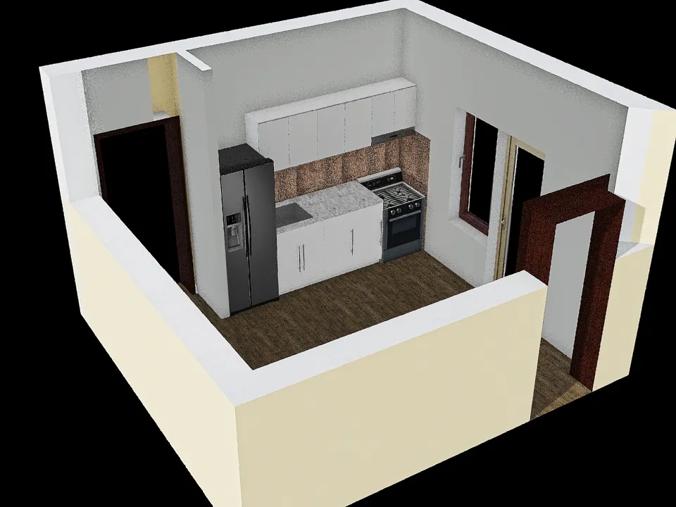 Pribram country house 3d design renderings