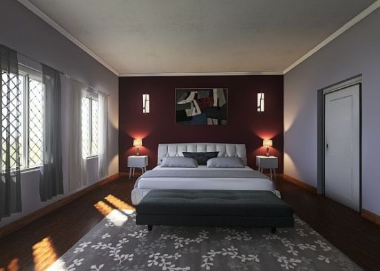 bed room Template3 Design Rendering