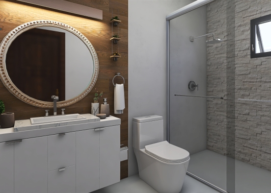 banheiro moacir Design Rendering