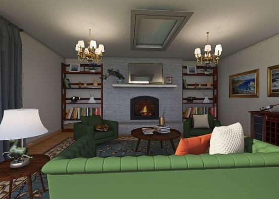 Angie's Living Room V2 Design Rendering