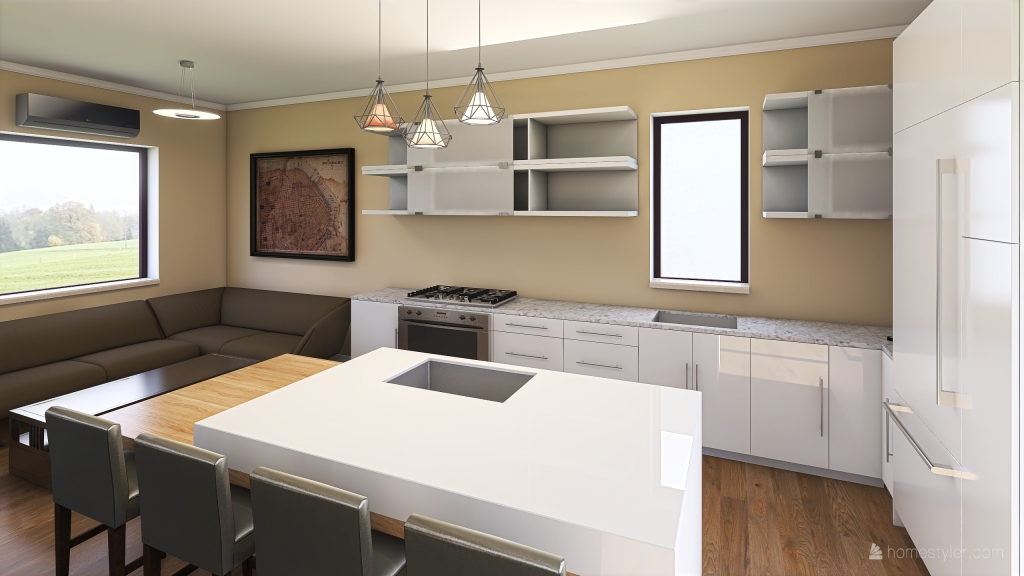 Studio Garage 3d design renderings
