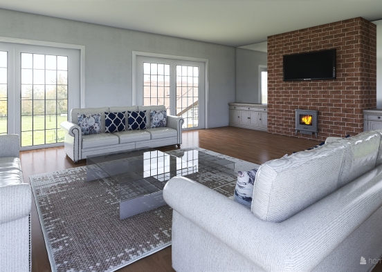 Hobbs Living Room Design Rendering