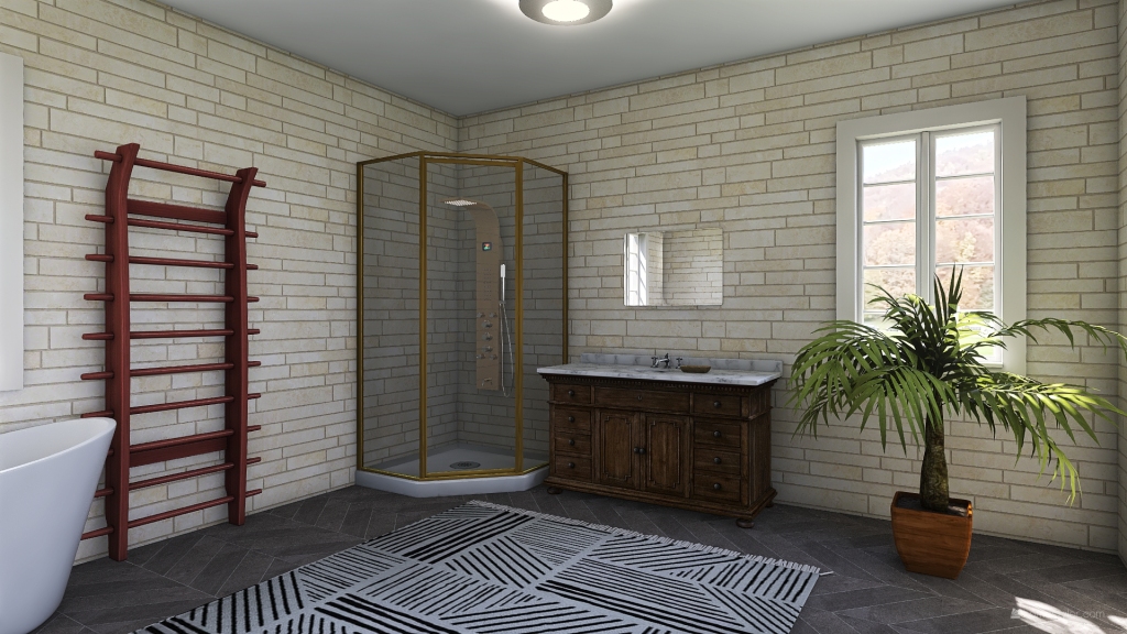 Bathroom 1 3d design renderings
