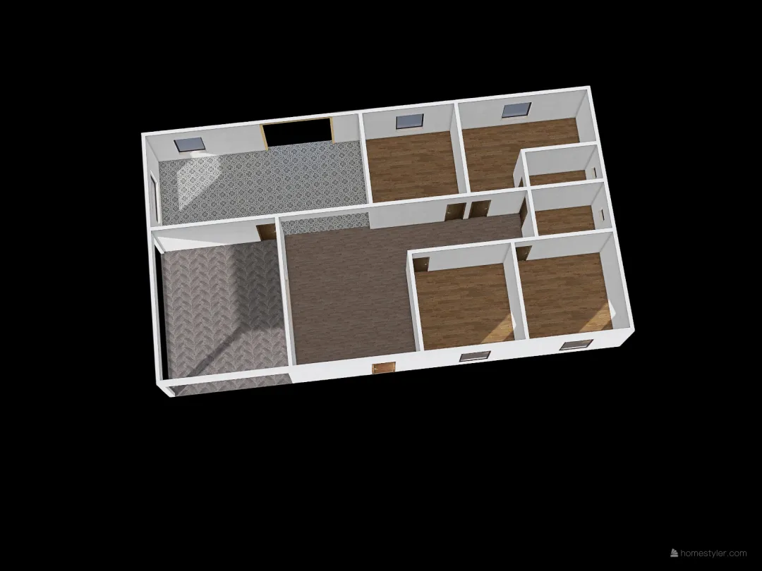 Casa Comprida 3d design renderings