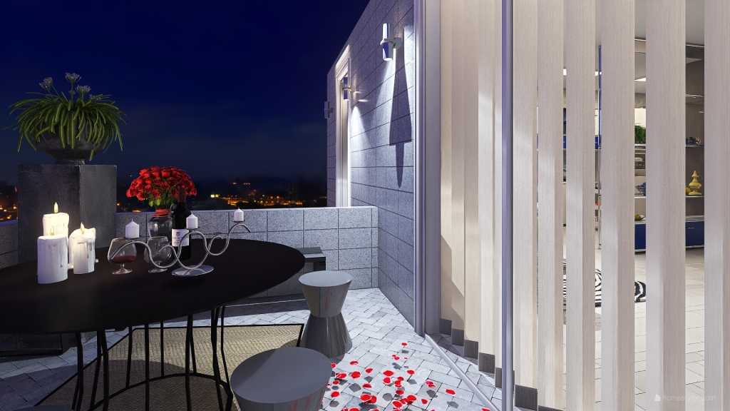 Balcony 3d design renderings