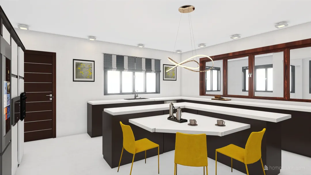 Muthaiga dawns Kitchen 3d design renderings