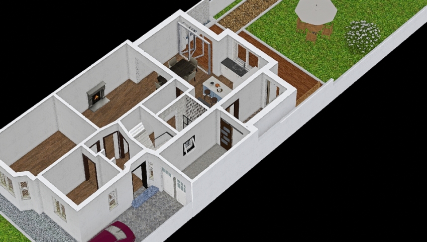 44 WLC - Ground Floor extension with furniture 3d design picture 361.18