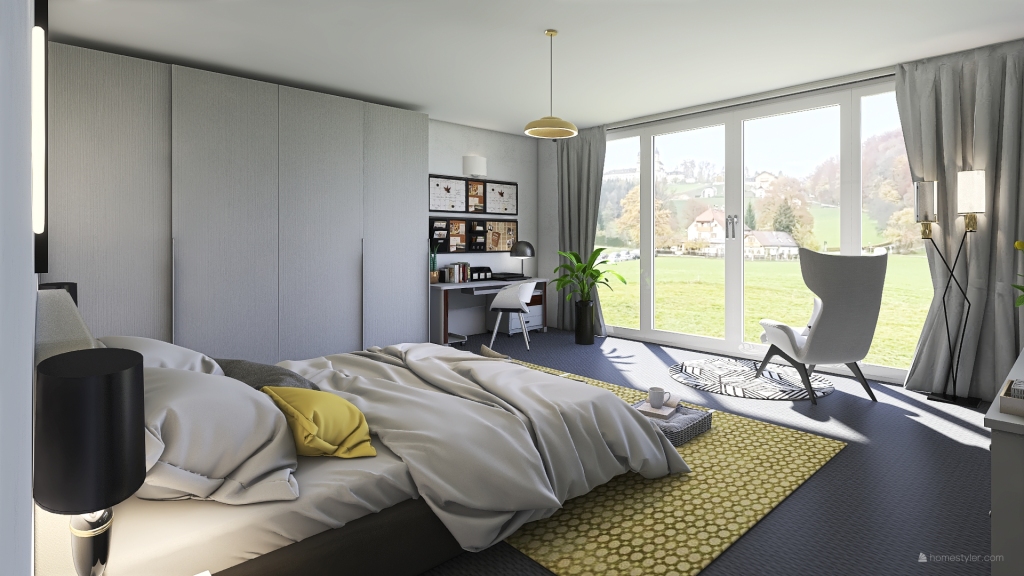 Bedroom 3d design renderings