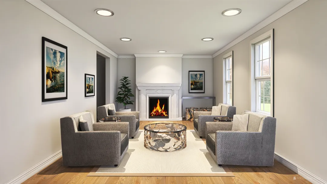 Heather - Living Room 3d design renderings