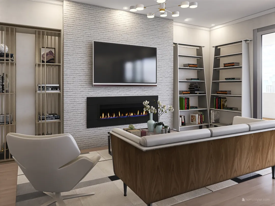 Apartamento moderno Cyro 3d design renderings