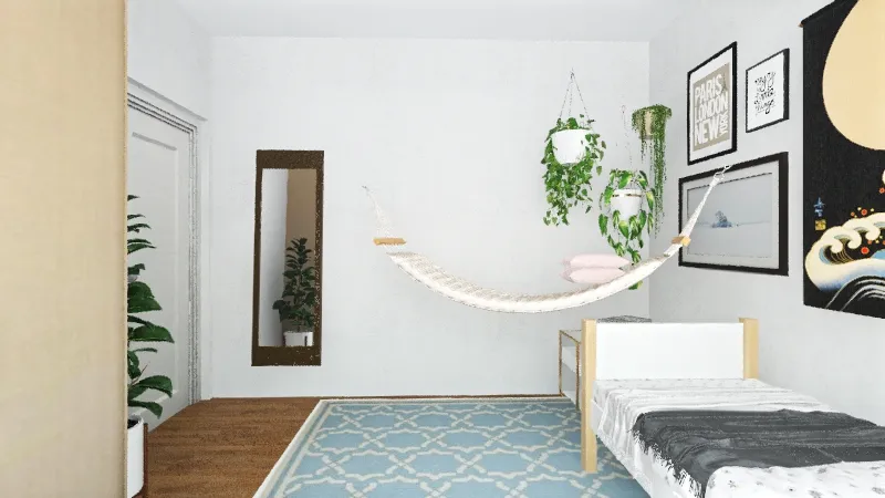 future bedroom Julia 3d design renderings