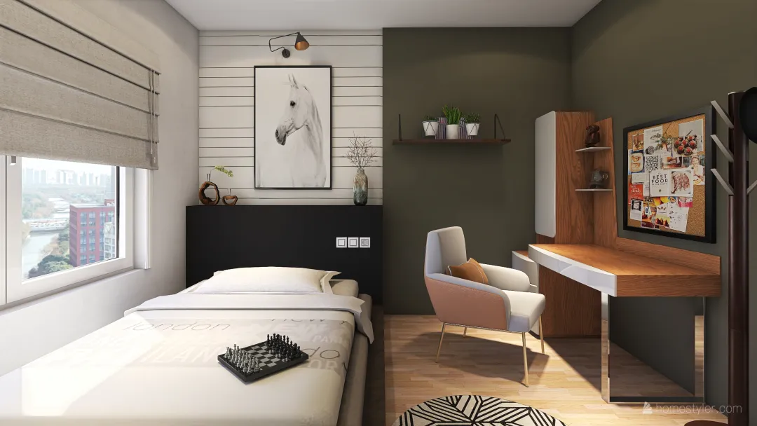 small room 3d design renderings