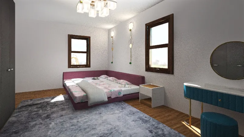 Fourth Bedroom 3d design renderings