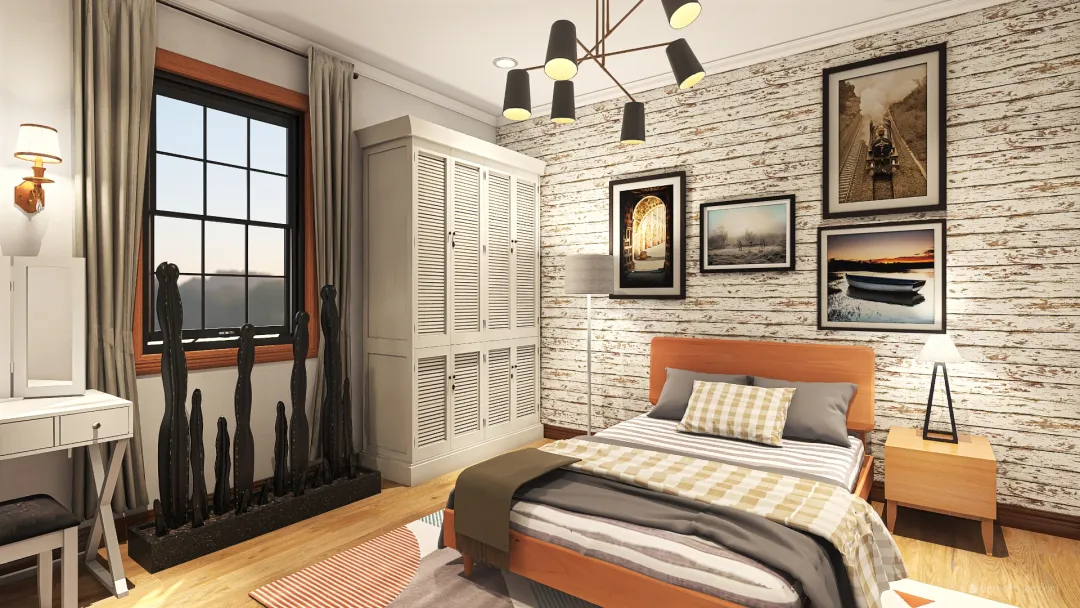 Ruang Tidur 1 3d design renderings