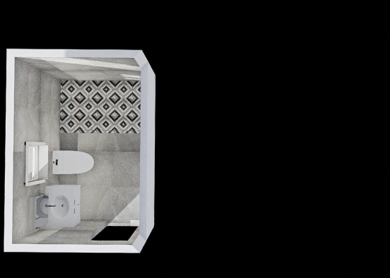 Curbless-02-5x8-Bathroom Design-24x24-Tile Design Rendering