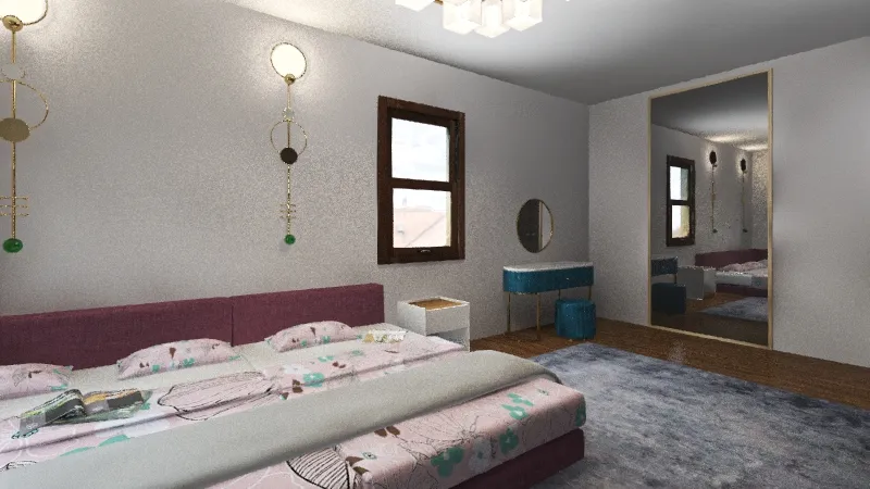 Fourth Bedroom 3d design renderings