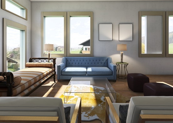 Bridgette Living Room Design Rendering