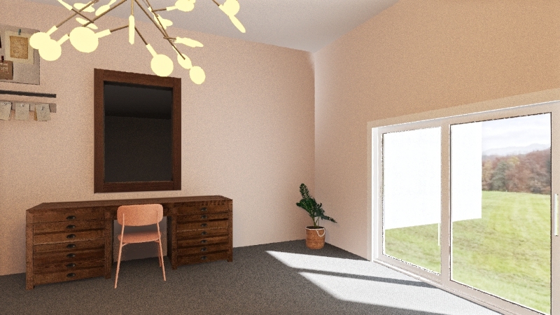 emerald room 3d design renderings