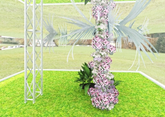 Garden Wedding Design Rendering