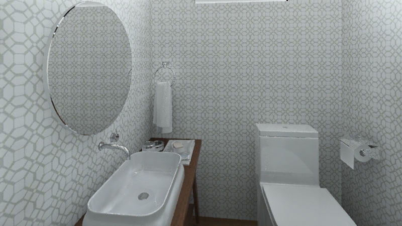 Bathroom (Staff) 3d design renderings