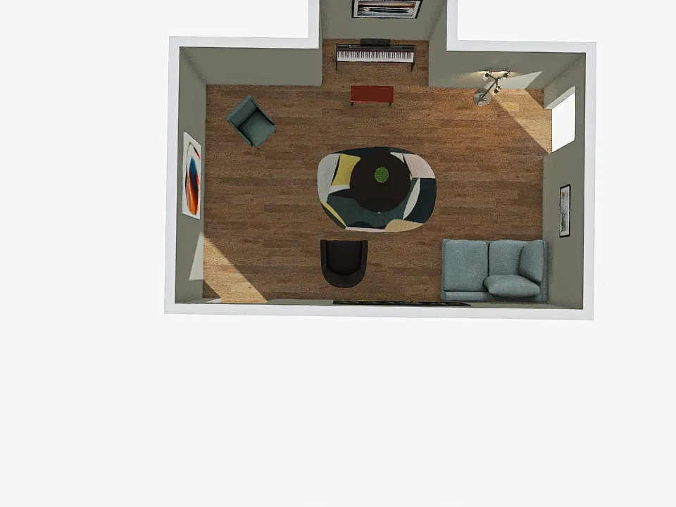 LIVING ROOM A 3d design renderings