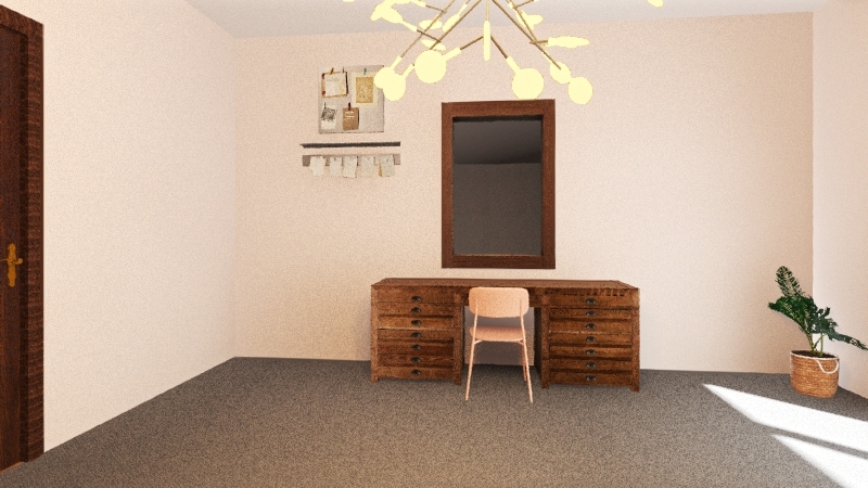 emerald room 3d design renderings